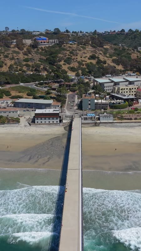 La Jolla Shores Aerial Drone View 14 (Vertical)