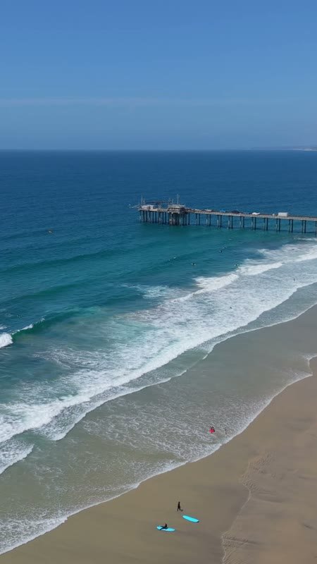 La Jolla Shores Aerial Drone View 22 (Vertical)