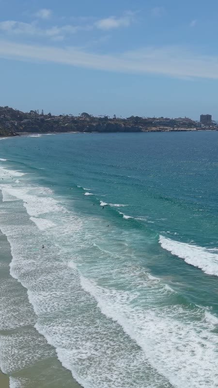 La Jolla Shores Aerial Drone View 24 (Vertical)
