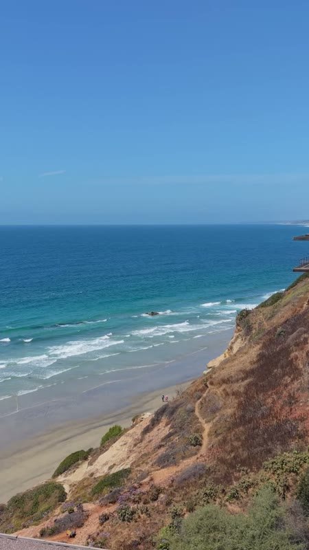 La Jolla Shores Aerial Drone View 9 (Vertical)