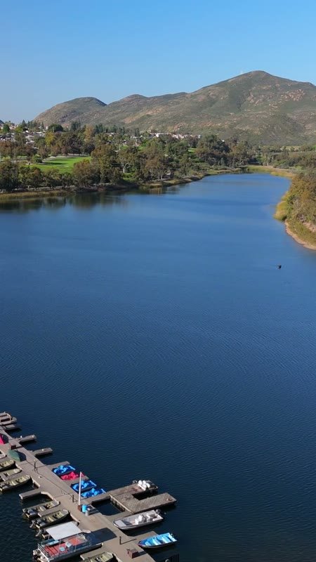Lake Murray Aerial Drone View 7 (Vertical)