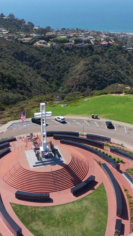 Mount Soledad Aerial Drone Photo 2-3 (Vertical)