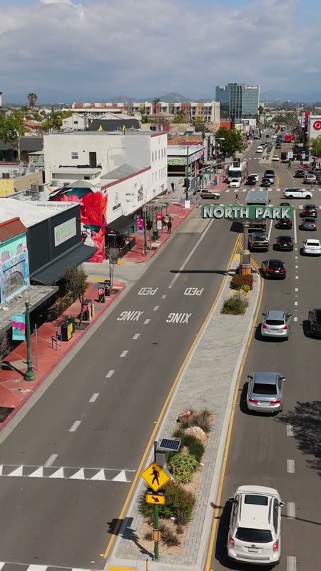 North Park Aerial Drone Photo 8-1 (Vertical)