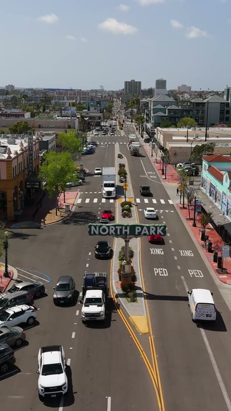 North Park Aerial Drone Photo 9-2 (Vertical)