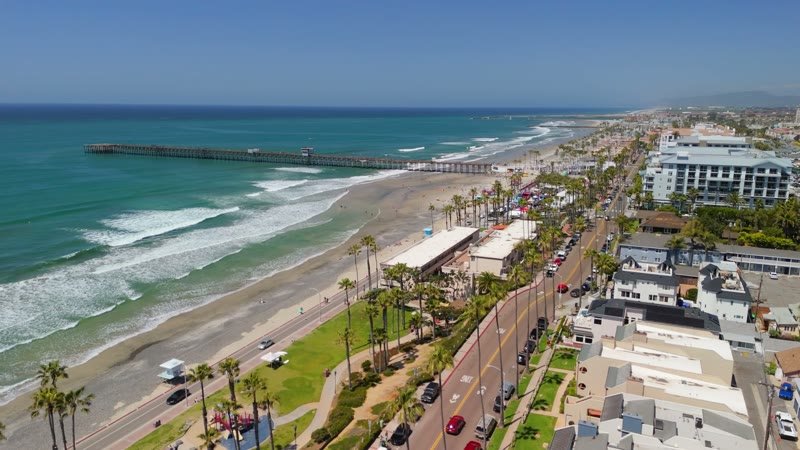 Oceanside Aerial Drone View 1