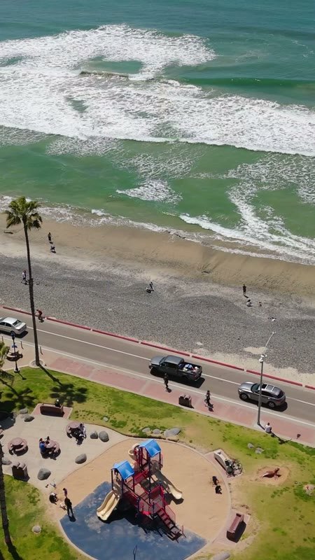 Oceanside Aerial Drone View 11 (Vertical)