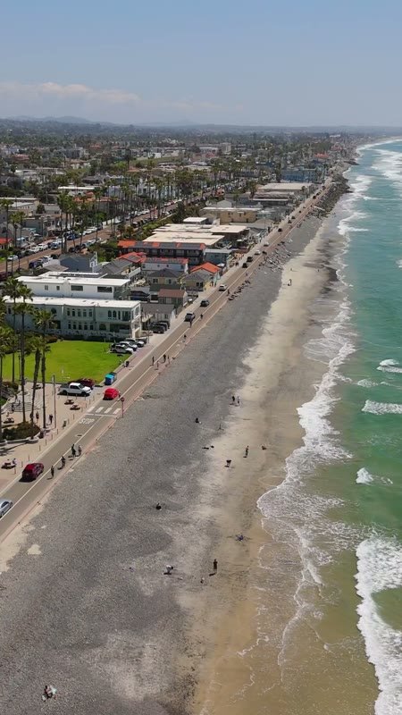 Oceanside Aerial Drone View 13 (Vertical)