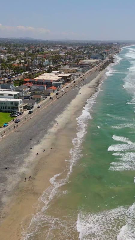 Oceanside Aerial Drone View 14 (Vertical)