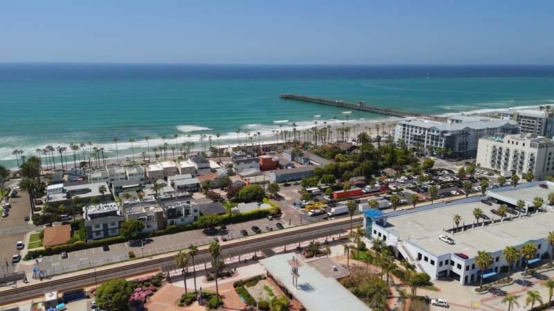 Oceanside Aerial Drone View 3