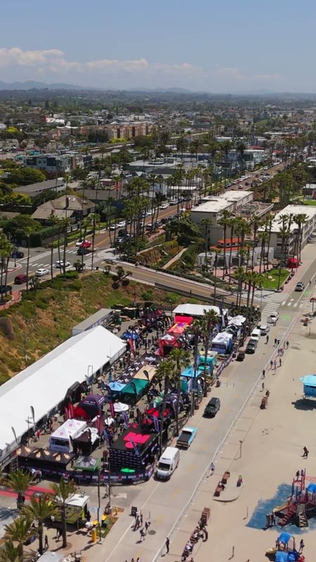 Oceanside Aerial Drone View 5 (Vertical)