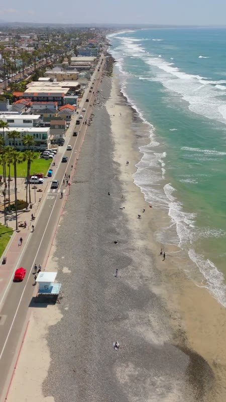 Oceanside Aerial Drone Photo 15-4 (Vertical)