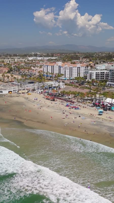 Oceanside Aerial Drone Photo 7-3 (Vertical)