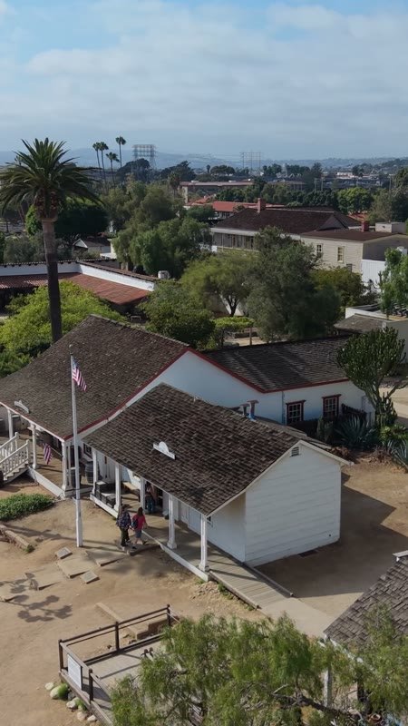 Old Town San Diego Aerial Drone View 10 (Vertical)