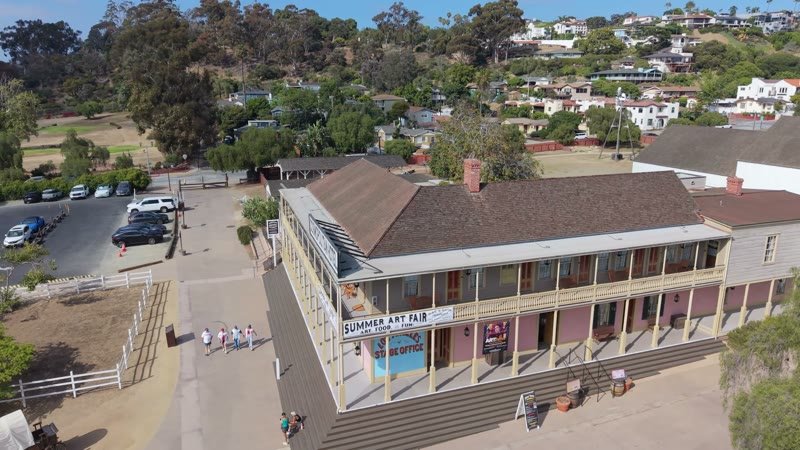 Old Town San Diego Aerial Drone View 16