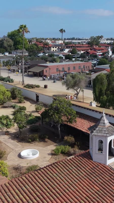 Old Town San Diego Aerial Drone View 17 (Vertical)