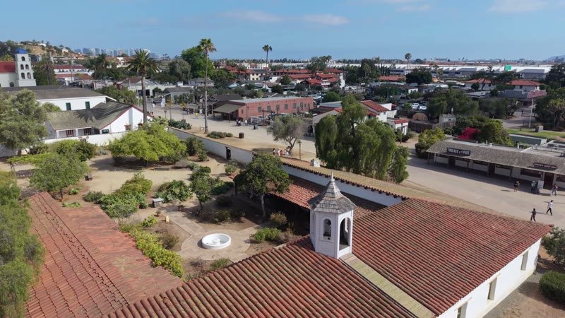 Old Town San Diego Aerial Drone View 17