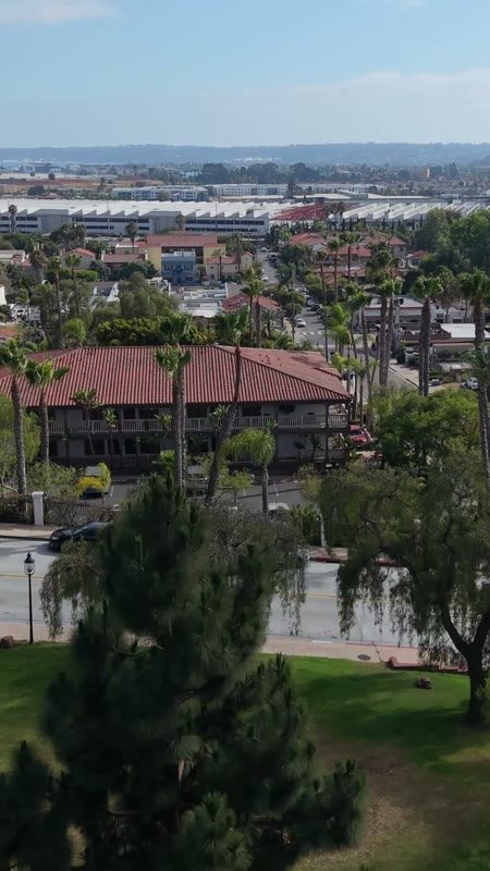 Old Town San Diego Aerial Drone View 18 (Vertical)