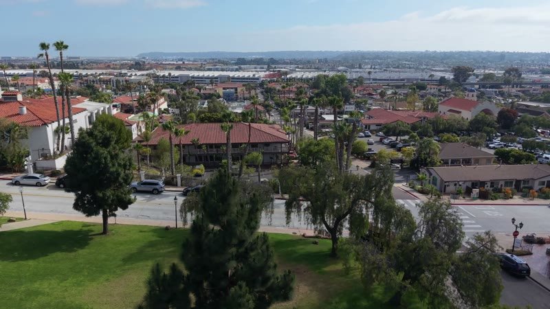 Old Town San Diego Aerial Drone View 18