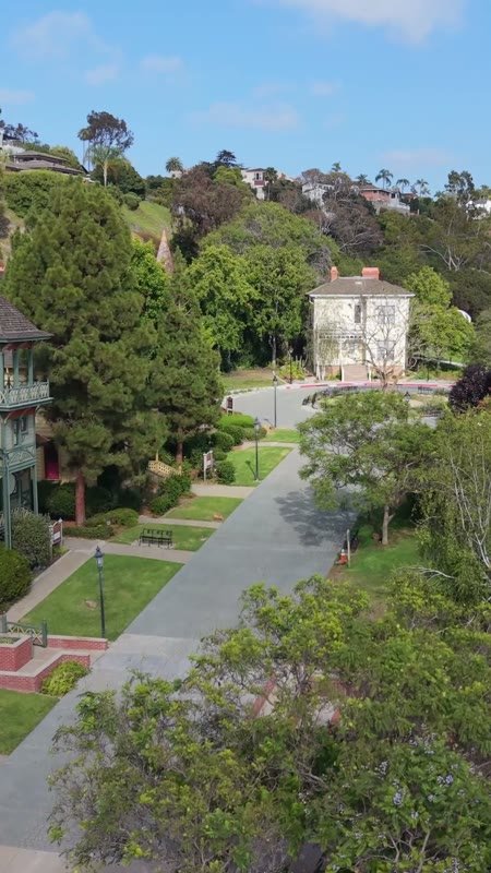 Old Town San Diego Aerial Drone View 19 (Vertical)