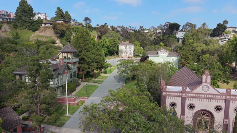Old Town San Diego Aerial Drone View 19