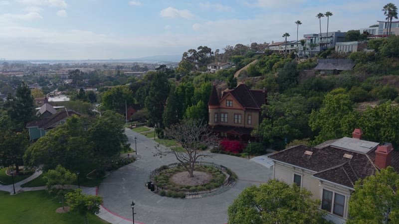 Old Town San Diego Aerial Drone View 21