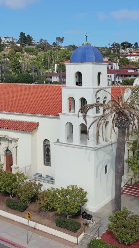 Old Town San Diego Aerial Drone View 6 (Vertical)