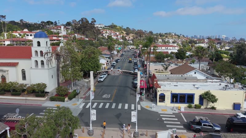 Old Town San Diego Aerial Drone Photo 18