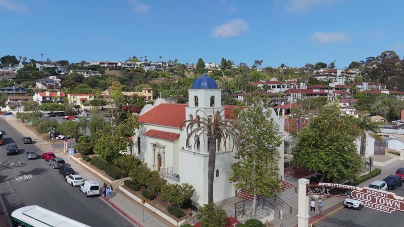 Old Town San Diego Aerial Drone Photo 30