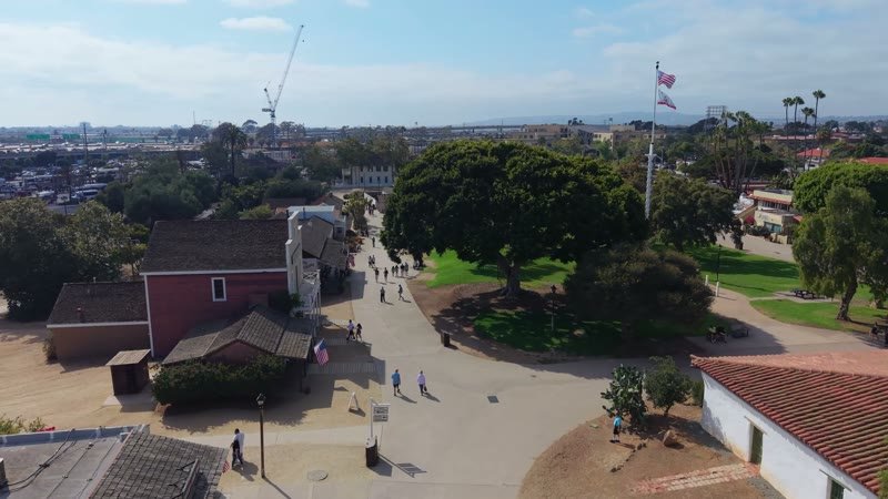 Old Town San Diego Aerial Drone Photo 50
