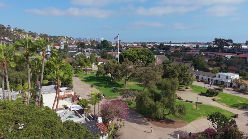 Old Town San Diego Aerial Drone Photo 72