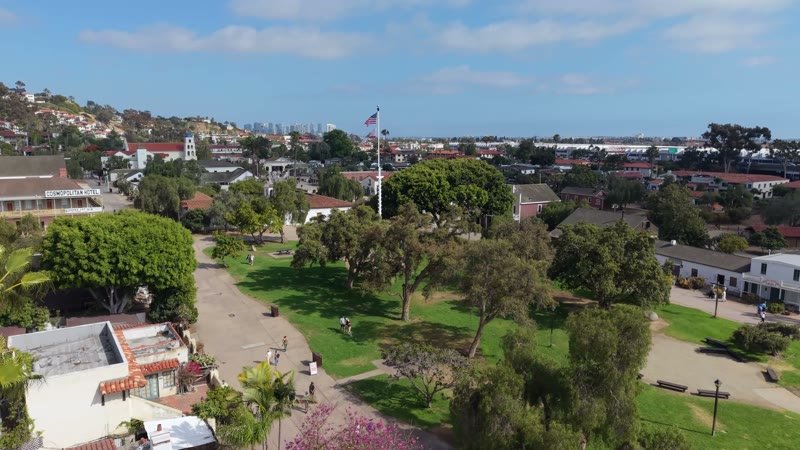 Old Town San Diego Aerial Drone Photo 73