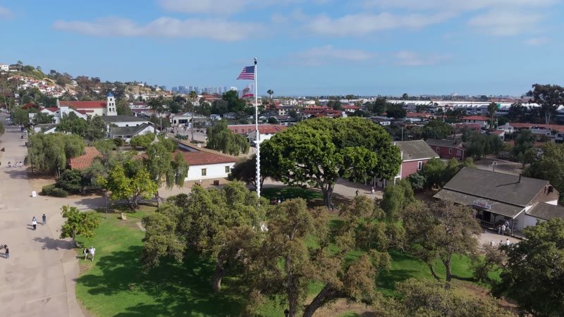 Old Town San Diego Aerial Drone Photo 75