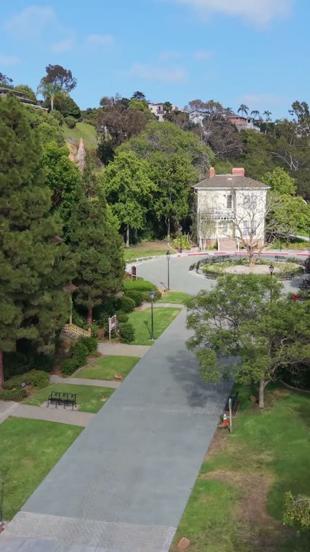 Old Town San Diego Aerial Drone Photo 100 (Vertical)