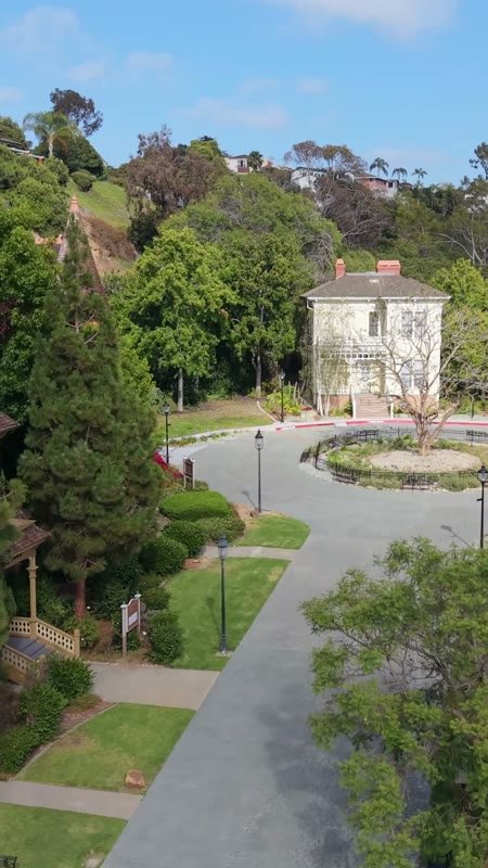 Old Town San Diego Aerial Drone Photo 101 (Vertical)