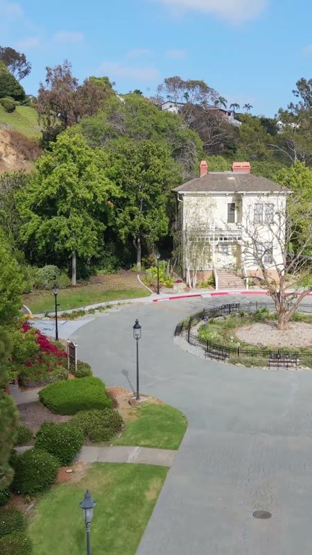 Old Town San Diego Aerial Drone Photo 102 (Vertical)