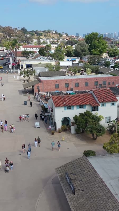 Old Town San Diego Aerial Drone Photo 11 (Vertical)