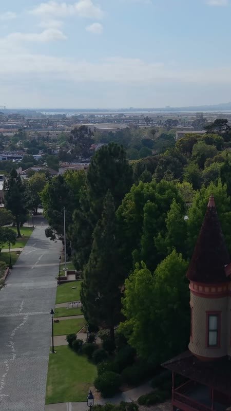 Old Town San Diego Aerial Drone Photo 113 (Vertical)