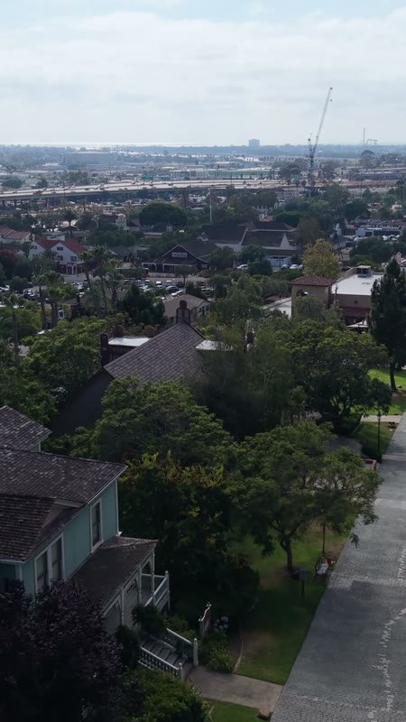 Old Town San Diego Aerial Drone Photo 115 (Vertical)