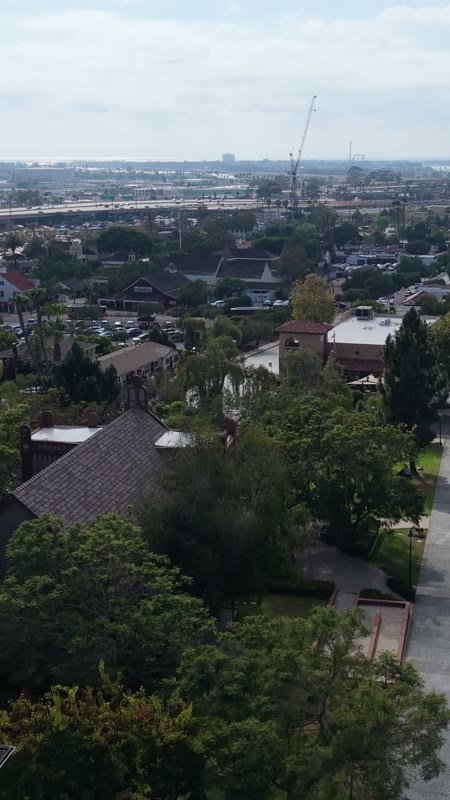 Old Town San Diego Aerial Drone Photo 116 (Vertical)