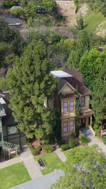 Old Town San Diego Aerial Drone Photo 118 (Vertical)