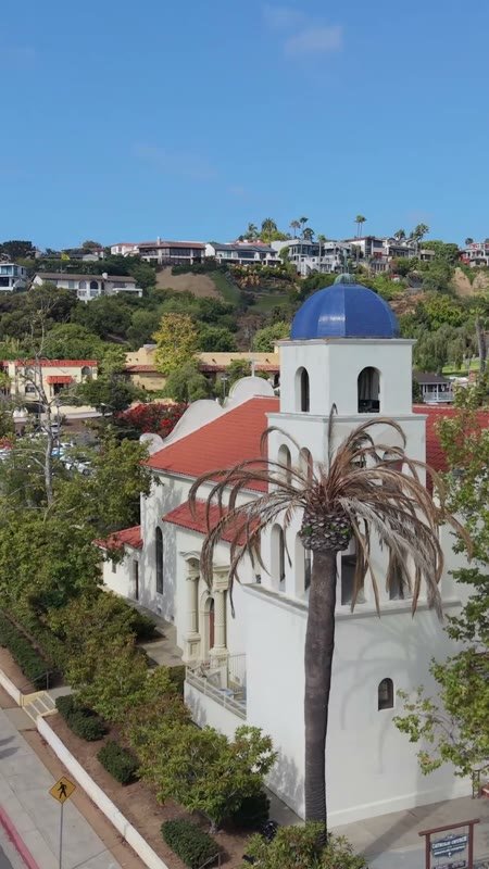 Old Town San Diego Aerial Drone Photo 31 (Vertical)