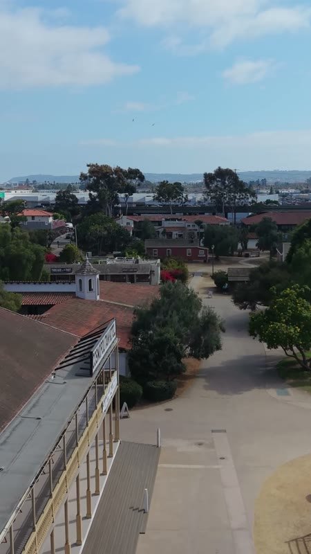Old Town San Diego Aerial Drone Photo 5 (Vertical)