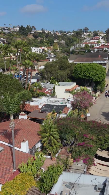 Old Town San Diego Aerial Drone Photo 69 (Vertical)