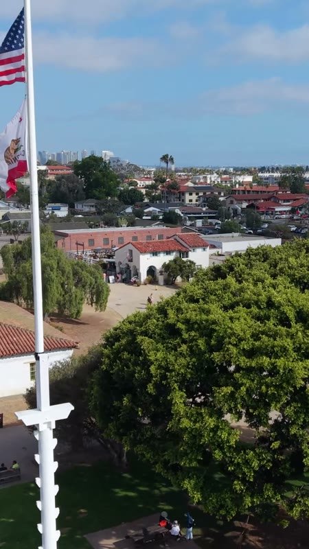 Old Town San Diego Aerial Drone Photo 77 (Vertical)