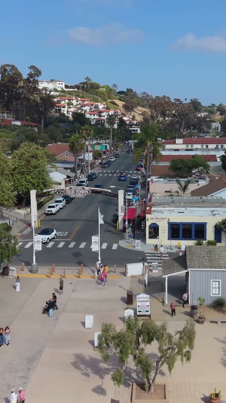 Old Town San Diego Aerial Drone Photo 85 (Vertical)