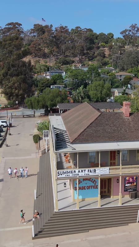 Old Town San Diego Aerial Drone Photo 89 (Vertical)