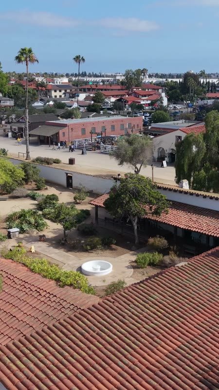 Old Town San Diego Aerial Drone Photo 92 (Vertical)
