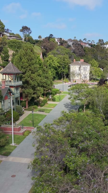 Old Town San Diego Aerial Drone Photo 98 (Vertical)