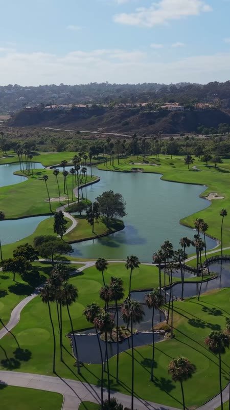 Rancho Santa Fe Aerial Drone View 1 (Vertical)