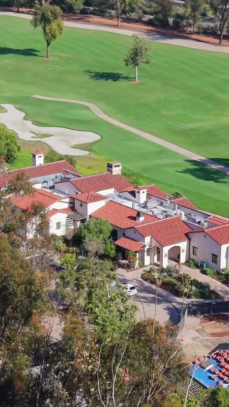 Rancho Santa Fe Aerial Drone View 11 (Vertical)